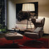 Grand Repos Lounge Chair & Ottoman / Fabric